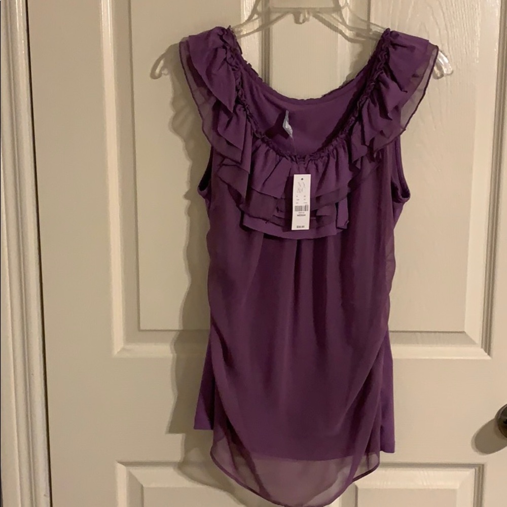 New York & Company Blouse Women Size Medium